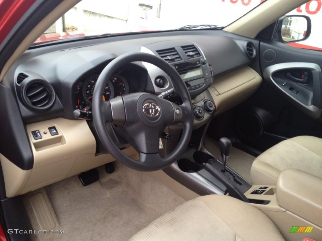 Sand Beige Interior 2010 Toyota RAV4 I4 4WD Photo #78735536