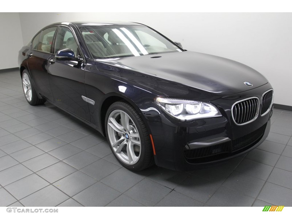 Carbon Black Metallic 2013 BMW 7 Series 750i Sedan Exterior Photo #78735644
