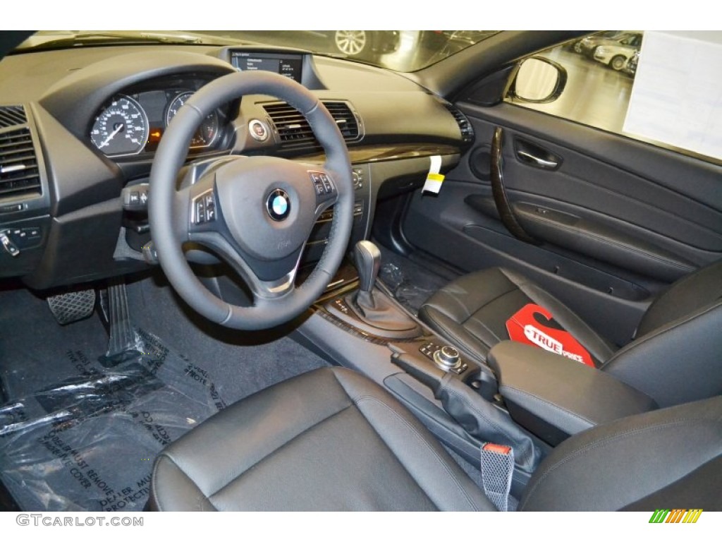 2013 1 Series 128i Convertible - Space Gray Metallic / Black photo #6