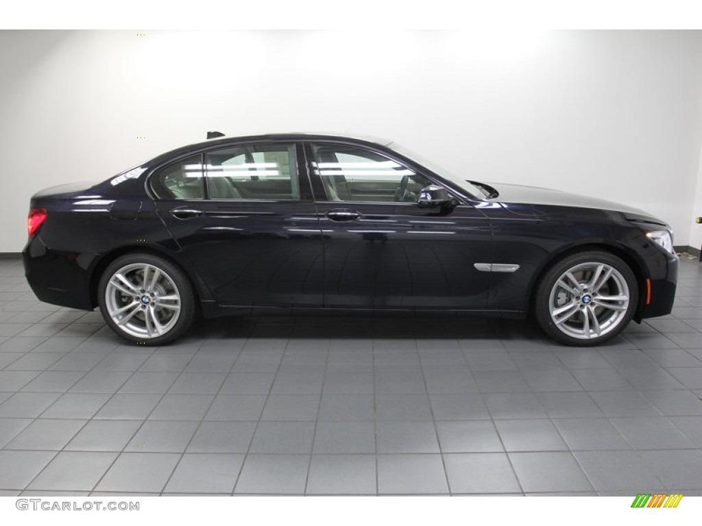 Carbon Black Metallic 2013 BMW 7 Series 750i Sedan Exterior Photo #78735665