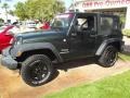 2010 Natural Green Pearl Jeep Wrangler Sport 4x4  photo #2