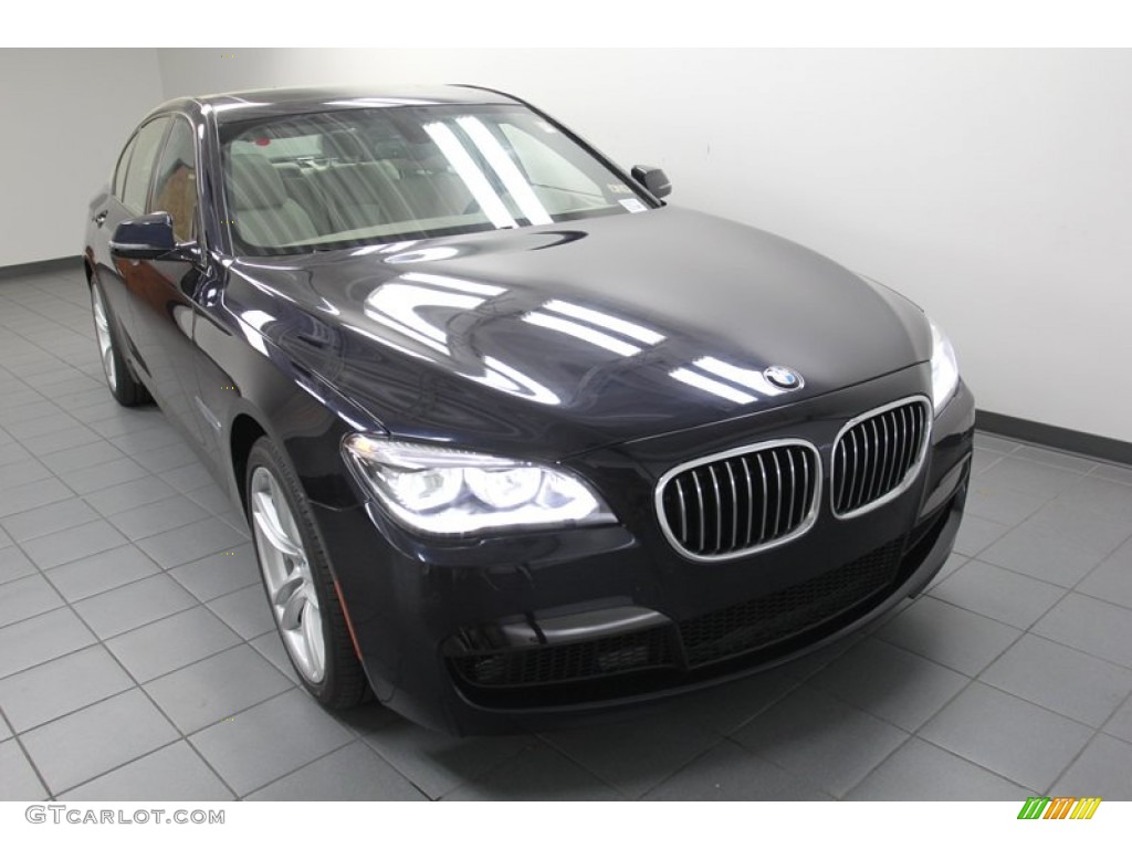 Carbon Black Metallic 2013 BMW 7 Series 750i Sedan Exterior Photo #78735724