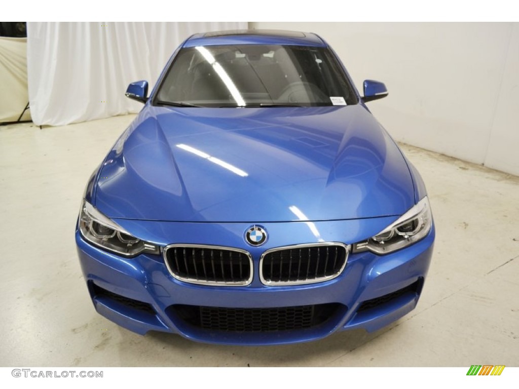 2013 3 Series 328i Sedan - Estoril Blue / Black photo #4