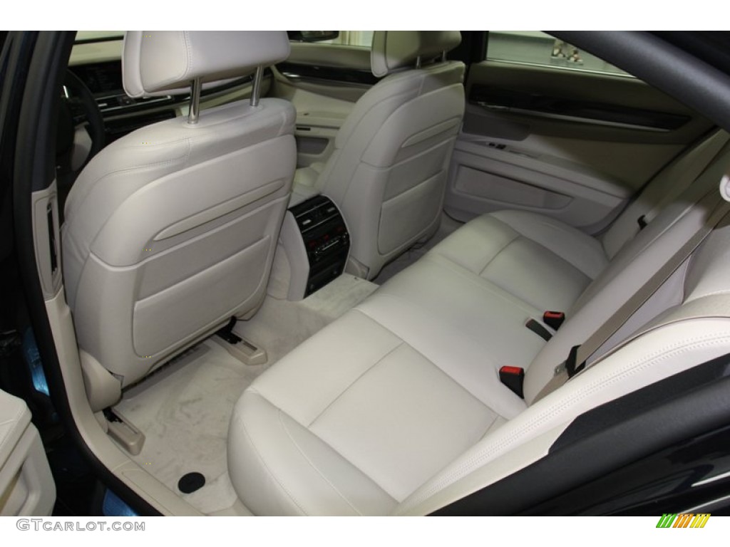 Oyster Interior 2013 BMW 7 Series 750i Sedan Photo #78736160
