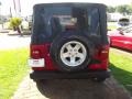 2005 Flame Red Jeep Wrangler X 4x4  photo #4