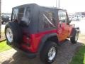 2005 Flame Red Jeep Wrangler X 4x4  photo #6