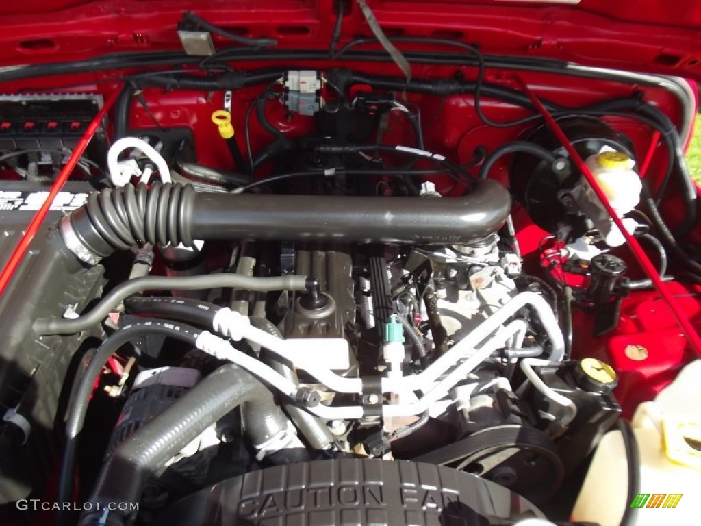 2005 Jeep Wrangler X 4x4 4.0 Liter OHV 12-Valve Inline 6 Cylinder Engine Photo #78736746