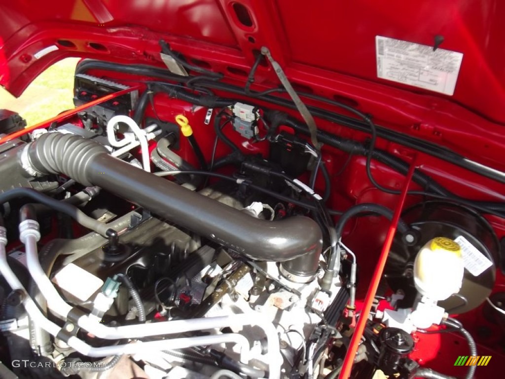 2005 Jeep Wrangler X 4x4 4.0 Liter OHV 12-Valve Inline 6 Cylinder Engine Photo #78736775