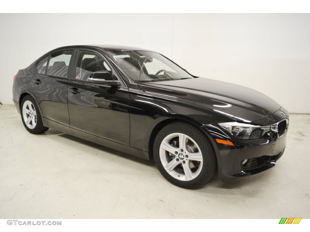 2013 3 Series 328i Sedan - Jet Black / Black photo #2