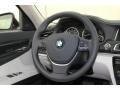 Ivory White/Black Steering Wheel Photo for 2013 BMW 7 Series #78738343