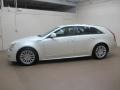White Diamond Tricoat 2010 Cadillac CTS 4 3.6 AWD Sport Wagon Exterior