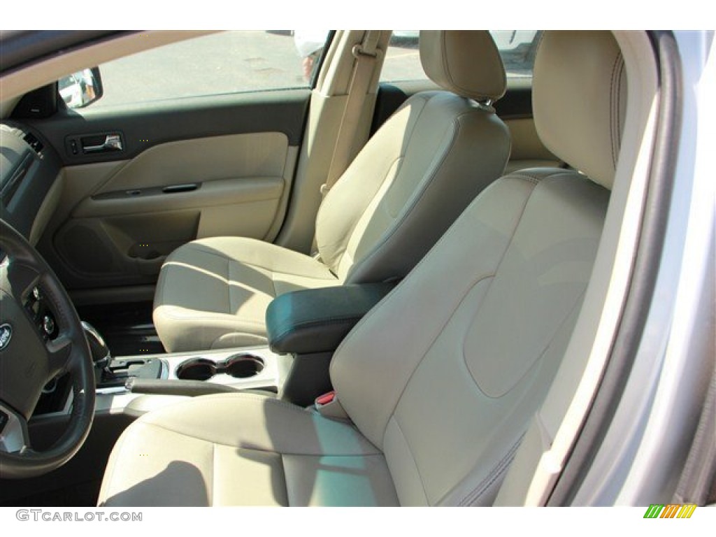 2010 Fusion SEL V6 - Brilliant Silver Metallic / Camel photo #12