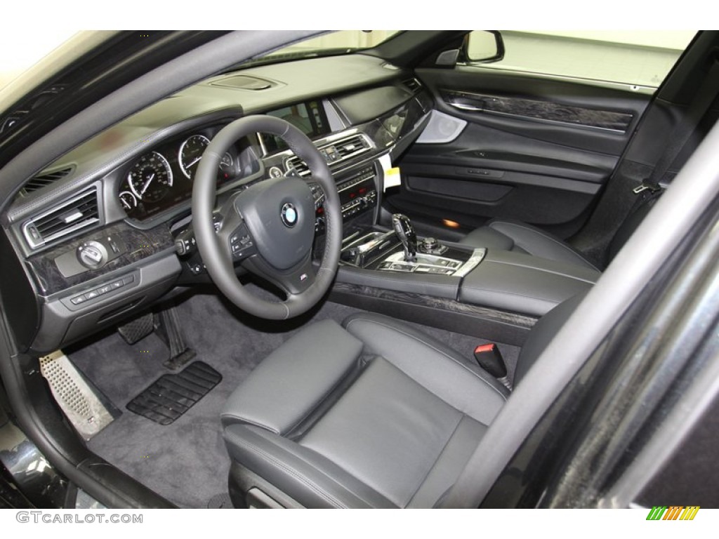 2013 7 Series 750Li Sedan - Black Sapphire Metallic / Black photo #3