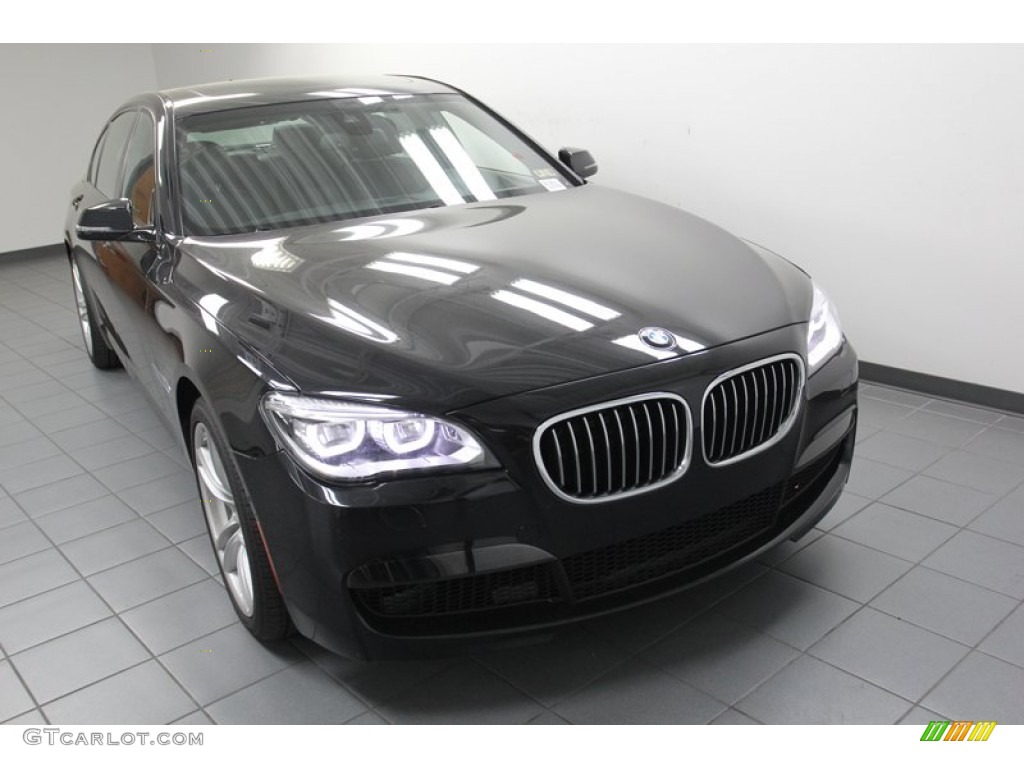 2013 7 Series 750Li Sedan - Black Sapphire Metallic / Black photo #5