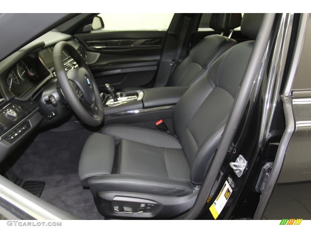 2013 7 Series 750Li Sedan - Black Sapphire Metallic / Black photo #11