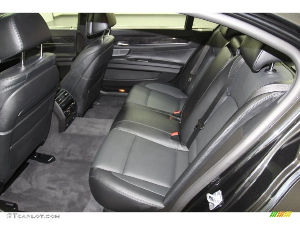 2013 7 Series 750Li Sedan - Black Sapphire Metallic / Black photo #12