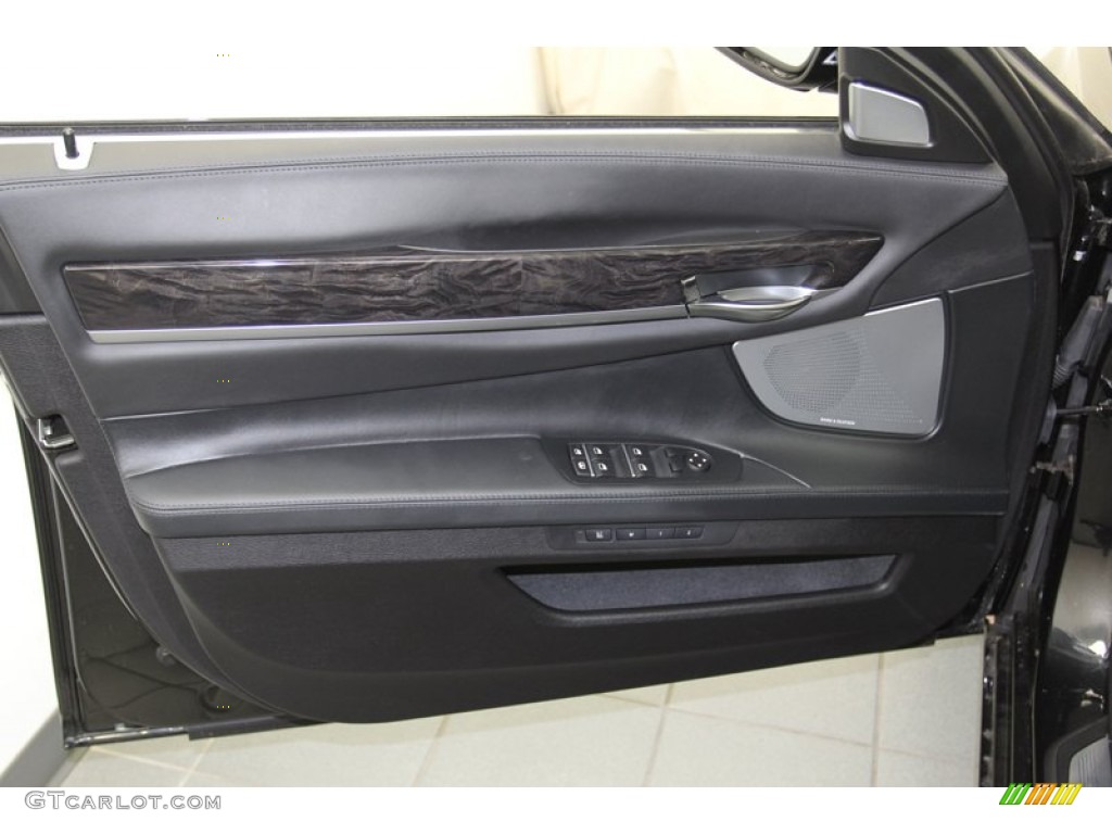 2013 7 Series 750Li Sedan - Black Sapphire Metallic / Black photo #13