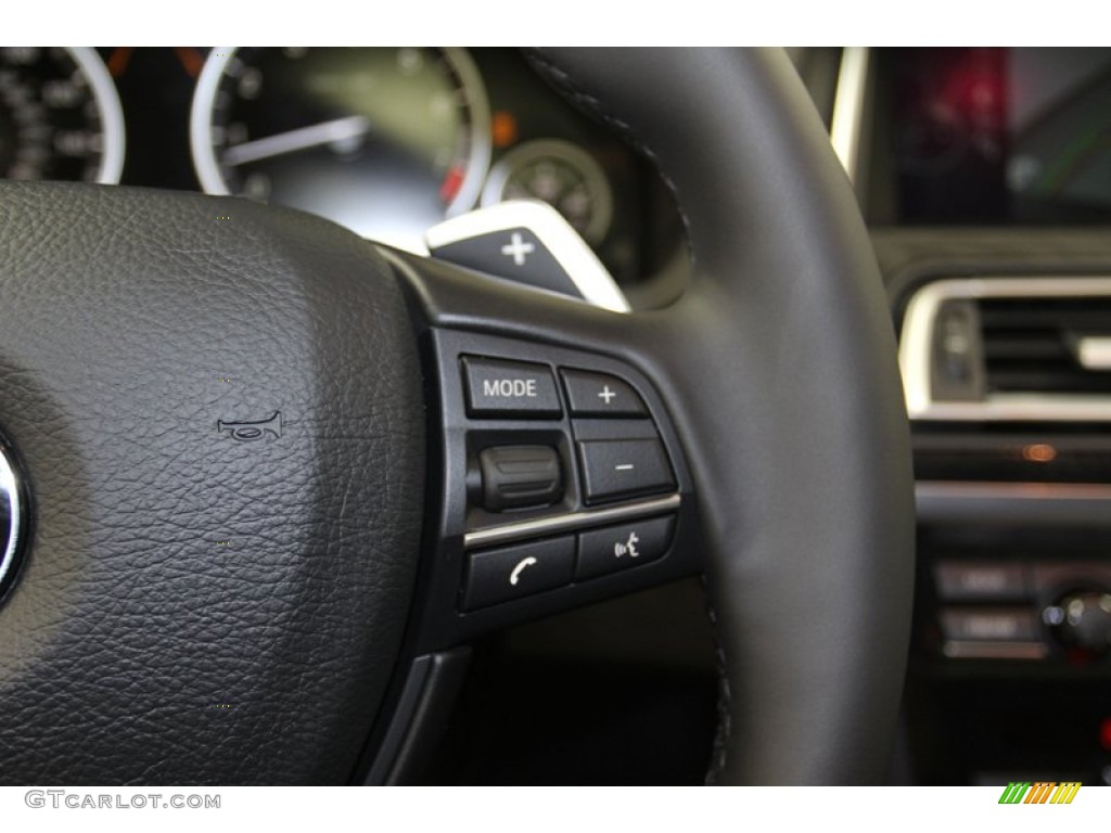 2013 7 Series 750Li Sedan - Black Sapphire Metallic / Black photo #25