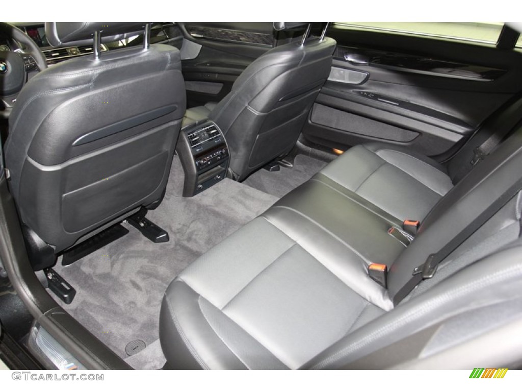 2013 7 Series 750Li Sedan - Black Sapphire Metallic / Black photo #28