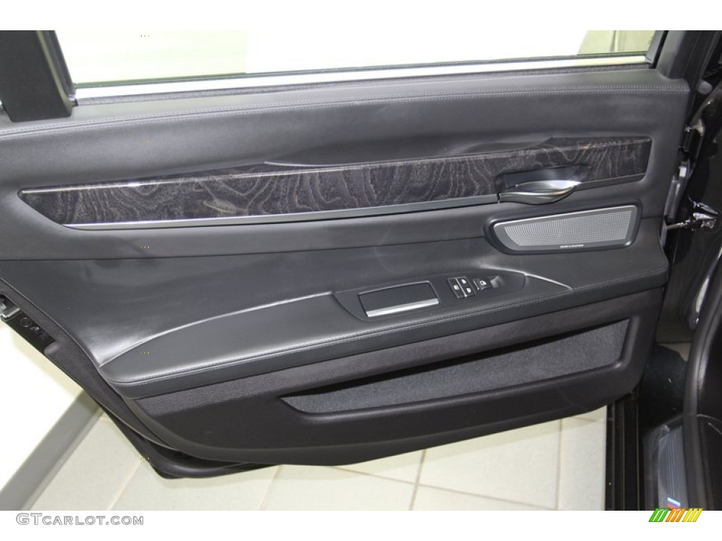 2013 7 Series 750Li Sedan - Black Sapphire Metallic / Black photo #29