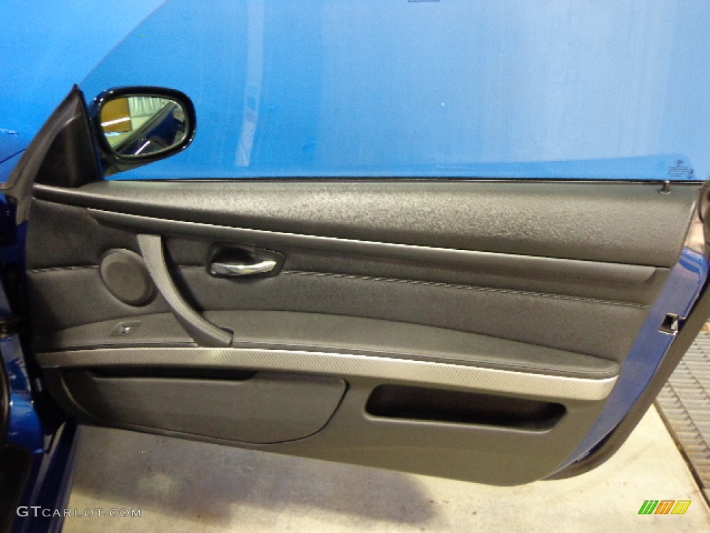 2011 BMW 3 Series 335is Coupe Black Door Panel Photo #78739934