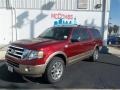 2013 Autumn Red Ford Expedition EL King Ranch  photo #2