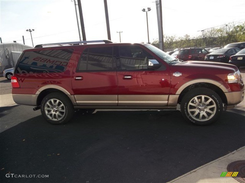 Autumn Red 2013 Ford Expedition EL King Ranch Exterior Photo #78740285