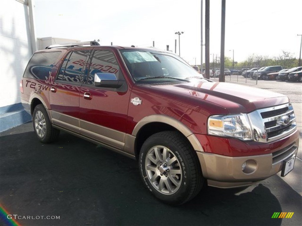 Autumn Red 2013 Ford Expedition EL King Ranch Exterior Photo #78740297