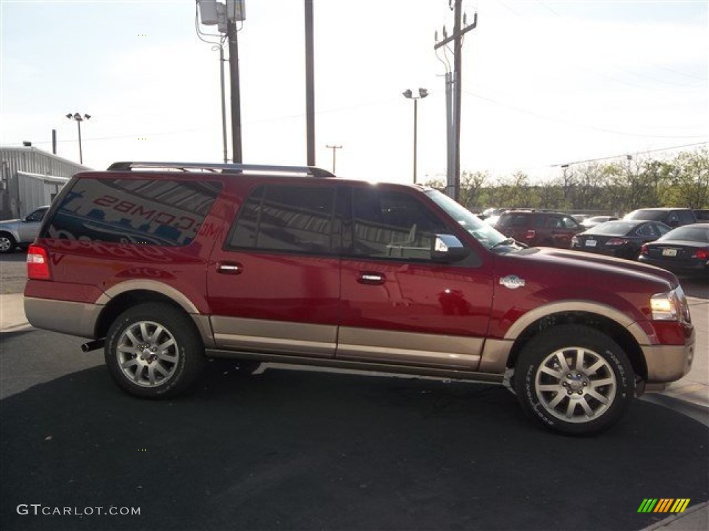 2013 Expedition EL King Ranch - Autumn Red / Charcoal Black photo #13