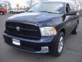 2012 True Blue Pearl Dodge Ram 1500 Express Quad Cab 4x4  photo #1