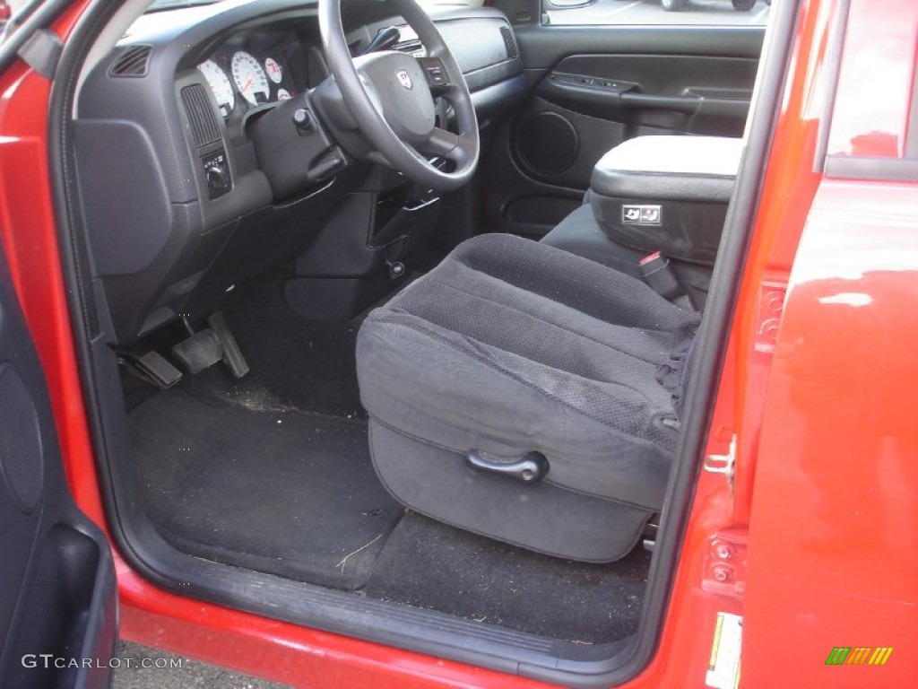 2005 Ram 1500 SLT Quad Cab - Flame Red / Dark Slate Gray photo #10