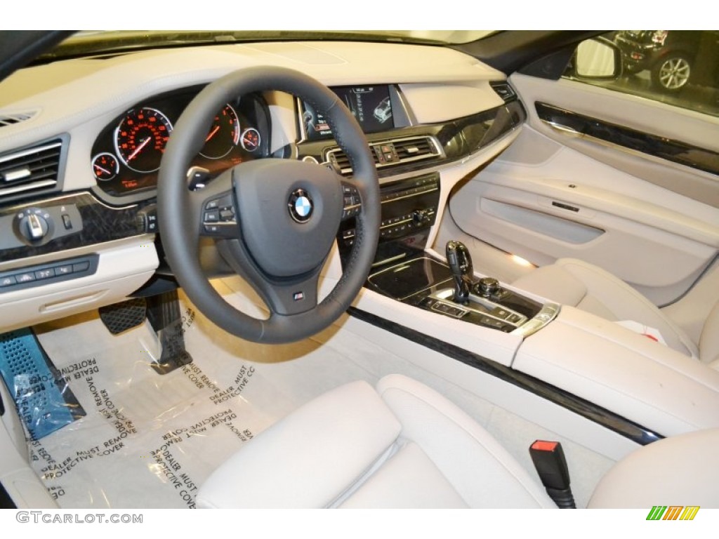 2013 7 Series 750Li Sedan - Dark Graphite Metallic II / Oyster photo #6