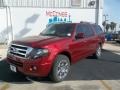 2013 Ruby Red Ford Expedition EL Limited  photo #2