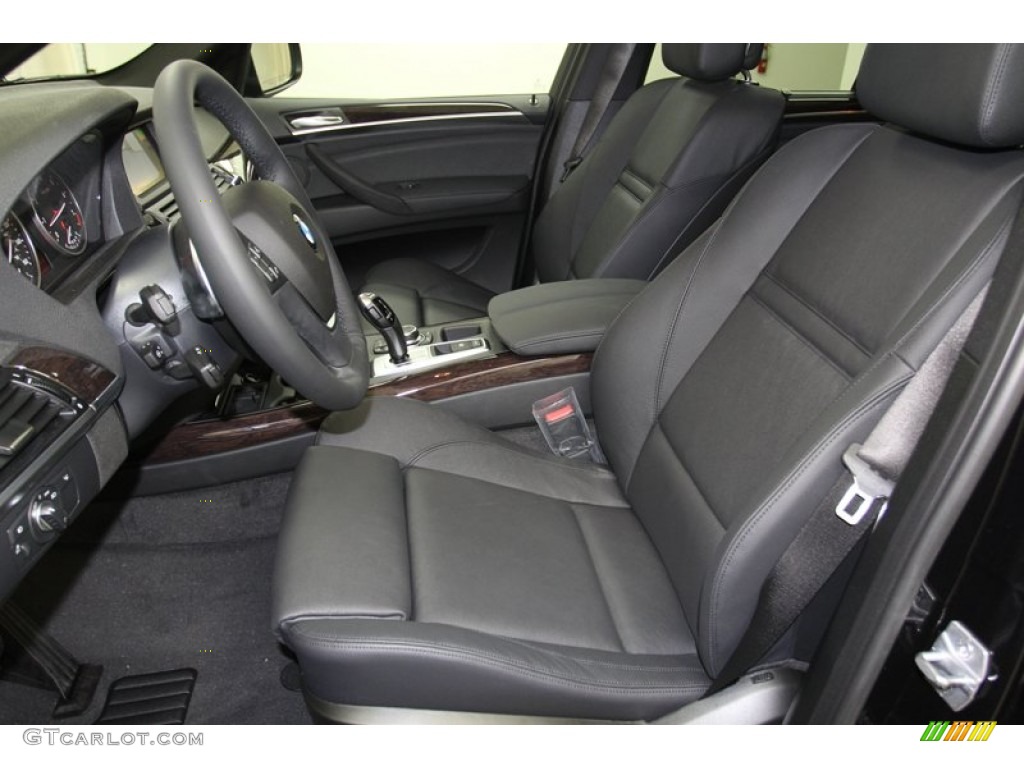 Black Interior 2013 BMW X5 xDrive 50i Photo #78743051