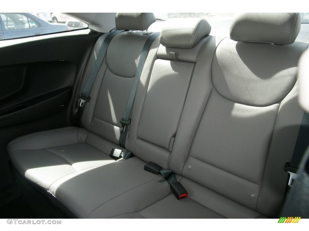2013 Elantra Coupe SE - Titanium Gray Metallic / Gray photo #6