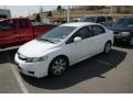 Taffeta White - Civic LX Sedan Photo No. 4