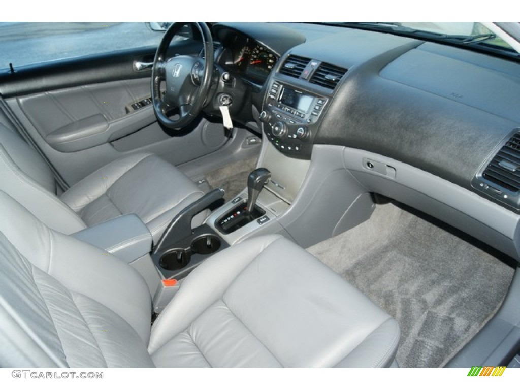 2007 Honda Accord Hybrid Sedan Gray Dashboard Photo #78744686