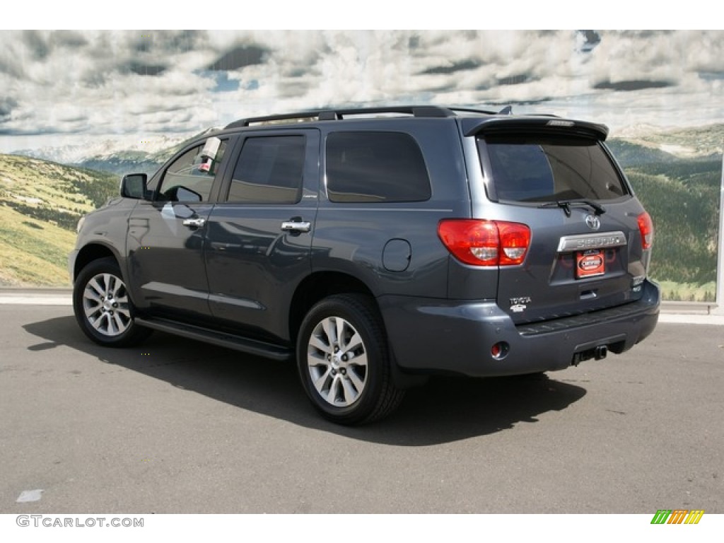 2010 Sequoia Limited 4WD - Slate Gray Metallic / Graphite photo #3
