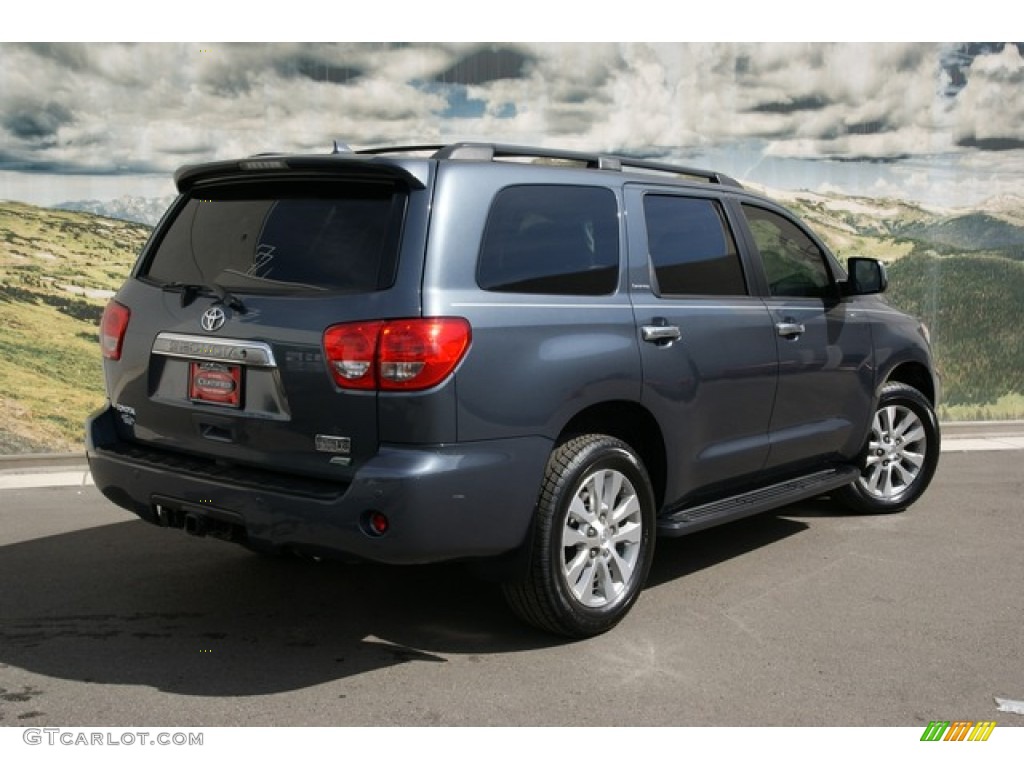 2010 Sequoia Limited 4WD - Slate Gray Metallic / Graphite photo #6