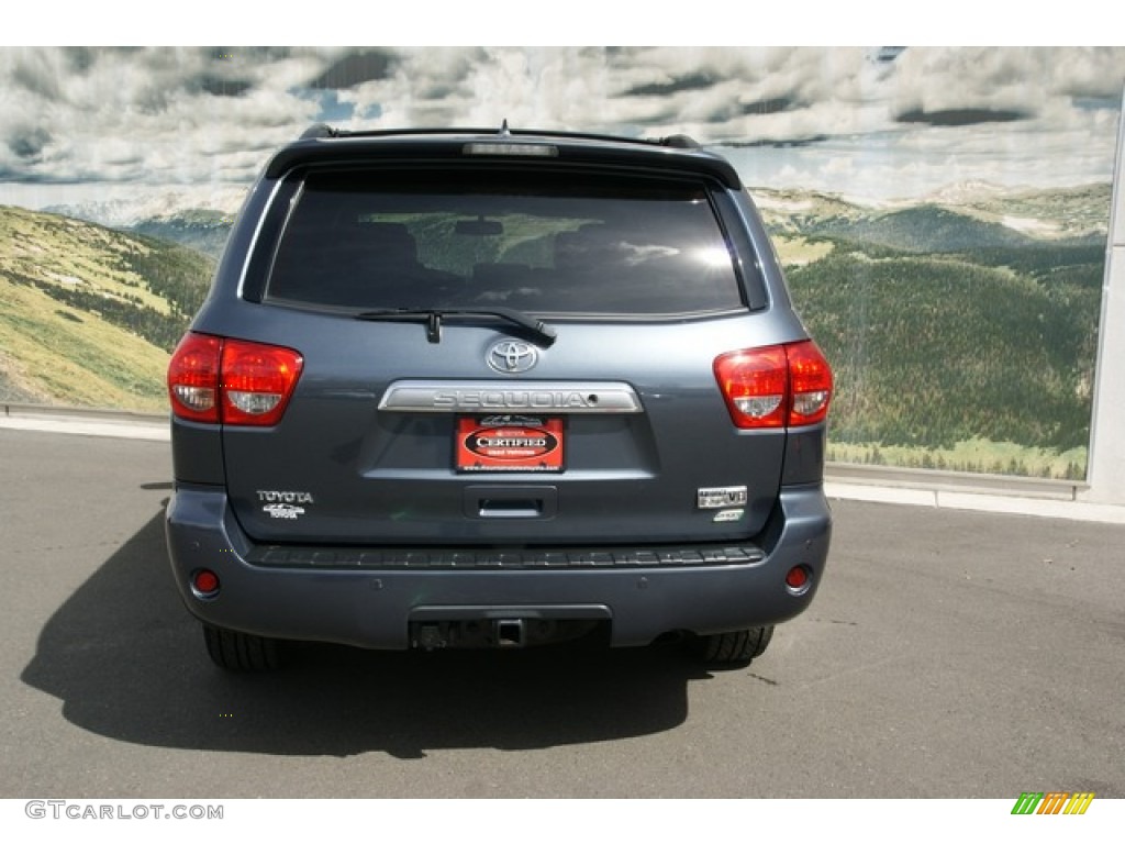 2010 Sequoia Limited 4WD - Slate Gray Metallic / Graphite photo #8