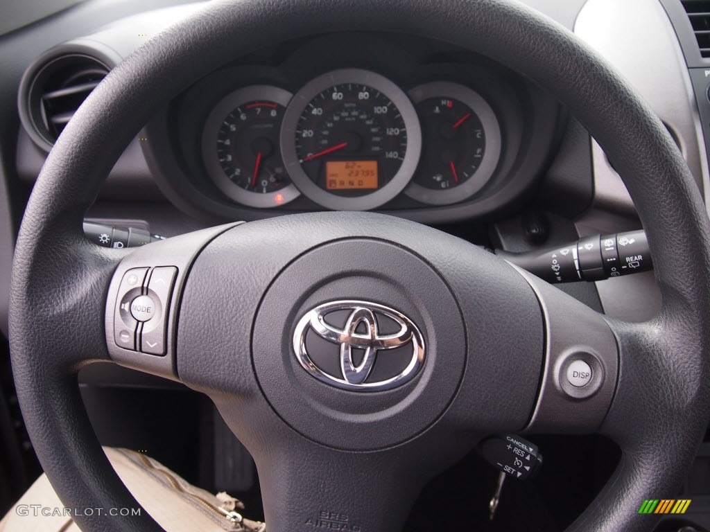 2011 Toyota RAV4 Sport Dark Charcoal Steering Wheel Photo #78745516