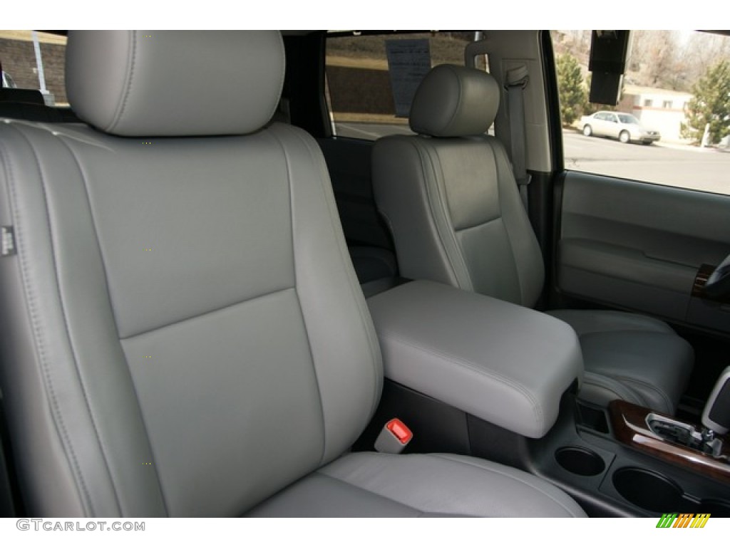 2010 Sequoia Limited 4WD - Slate Gray Metallic / Graphite photo #14