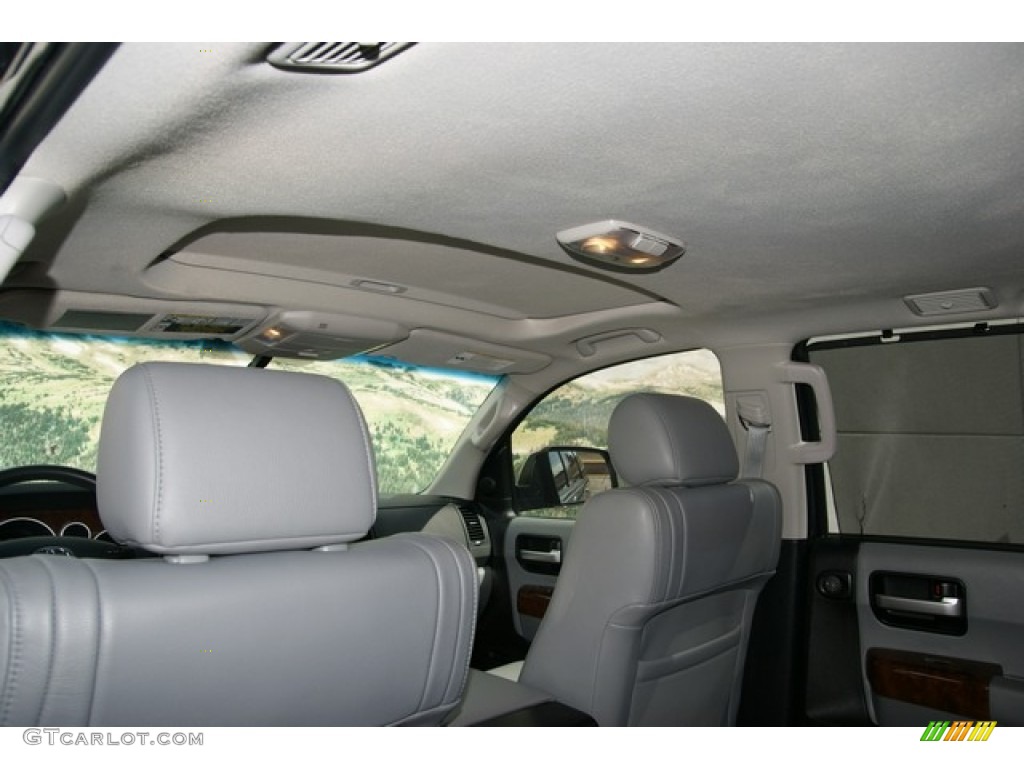 2010 Sequoia Limited 4WD - Slate Gray Metallic / Graphite photo #23
