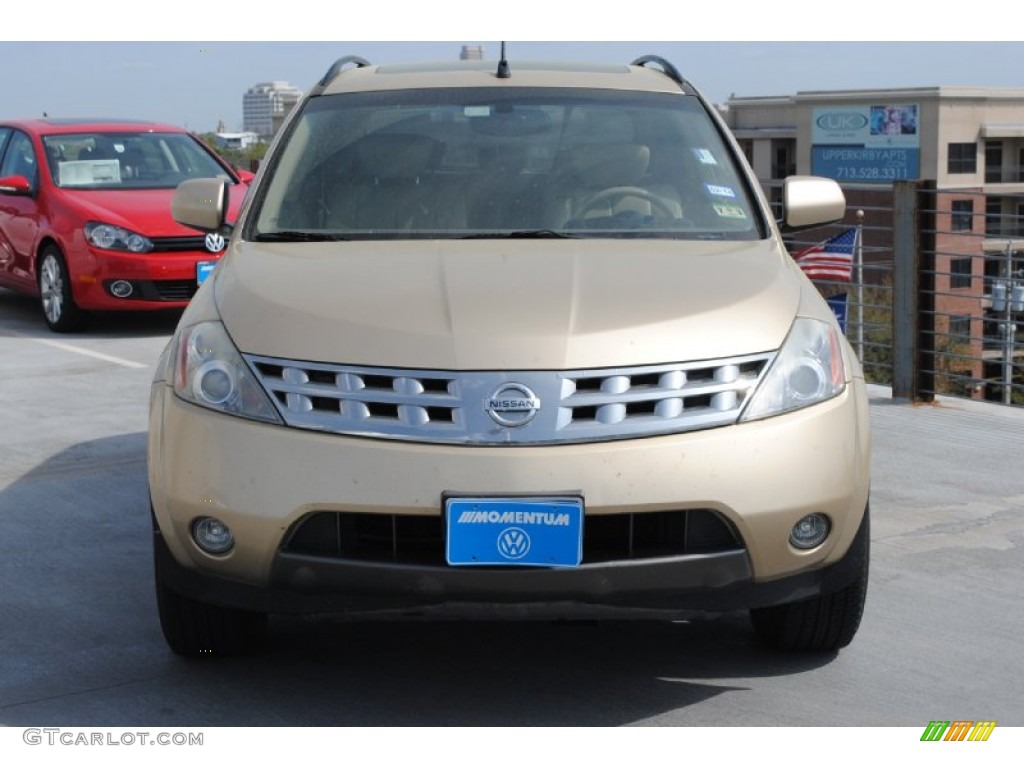 2004 Murano SL AWD - Luminous Gold Metallic / Cafe Latte photo #2