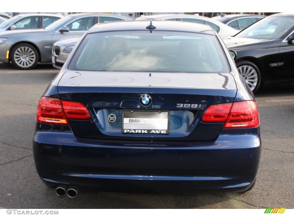 2013 3 Series 328i xDrive Coupe - Deep Sea Blue Metallic / Oyster photo #6