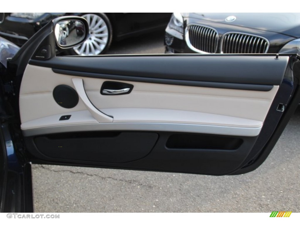 2013 BMW 3 Series 328i xDrive Coupe Oyster Door Panel Photo #78747512
