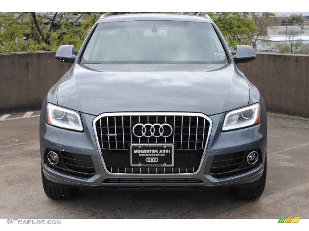 2013 Q5 2.0 TFSI quattro - Monsoon Gray Metallic / Steel Grey photo #2