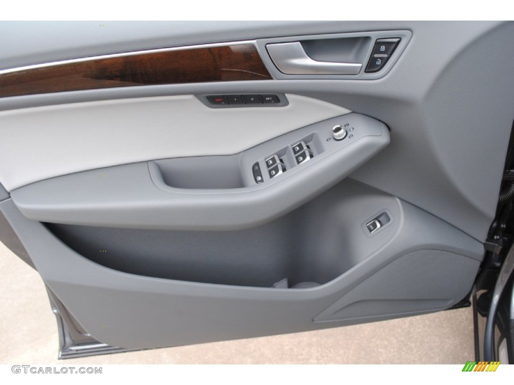 2013 Q5 2.0 TFSI quattro - Monsoon Gray Metallic / Steel Grey photo #12