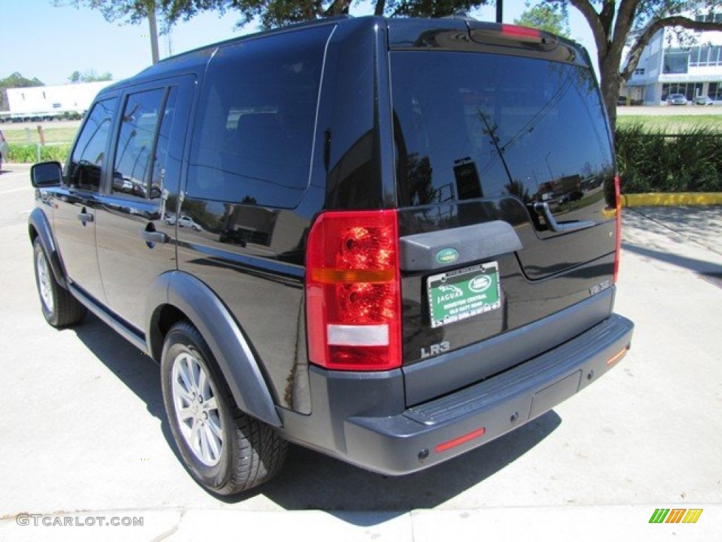 2008 LR3 V8 SE - Java Black Pearlescent / Alpaca Beige photo #8