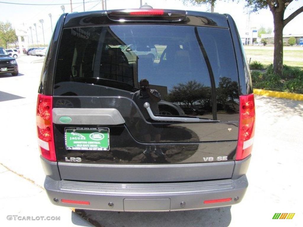 2008 LR3 V8 SE - Java Black Pearlescent / Alpaca Beige photo #9